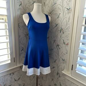 Cefian cobalt blue sleeveless dress size small